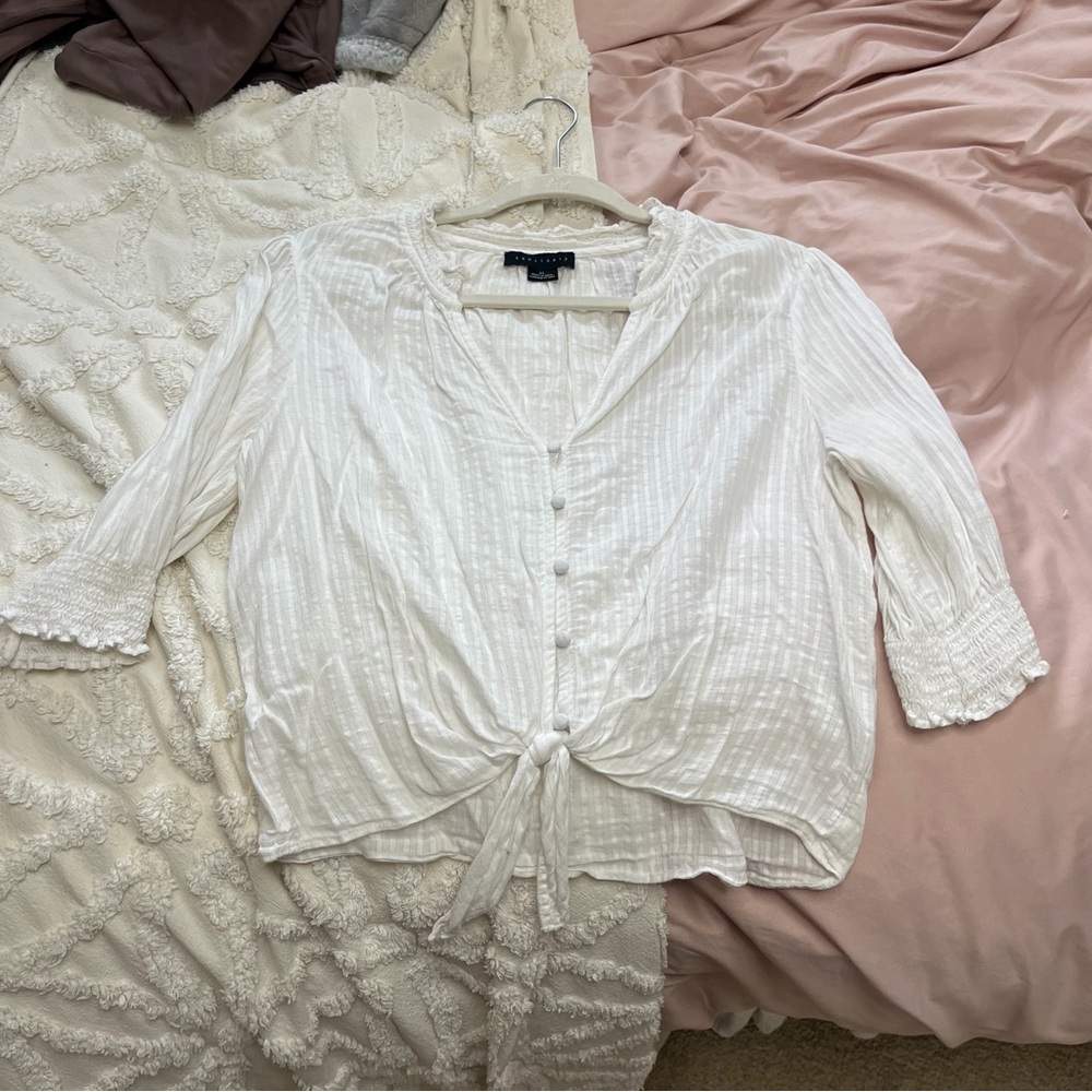 Sanctuary white boho top